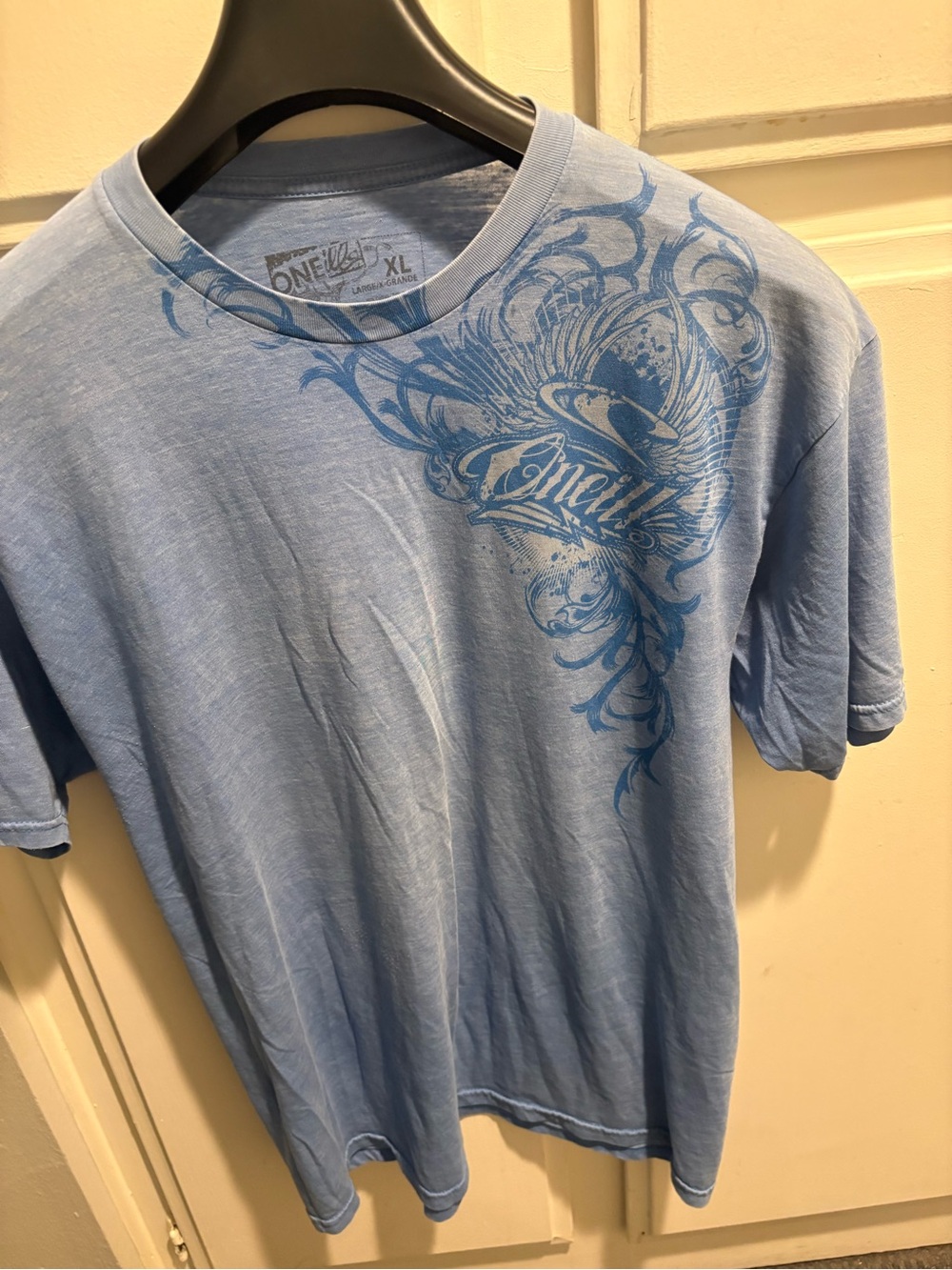 O'Neill Light Blue Short Sleeve Graphic Tee